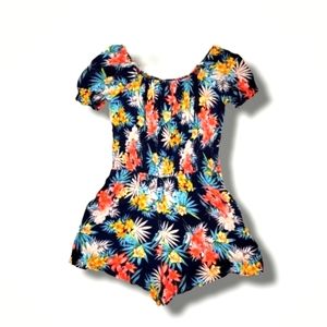 XHILARATION Floral Romper NWT